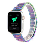 Abnehmbares Armband mit drei Perlen aus Edelstahl von Xiaoman, passend für Serie 7 (45 mm), 6, SE, 5, 4 (44 mm), 3, 2, 1 (42 mm) und Serie 7 (41 mm), 6, SE, 5, 4 (40 mm) sowie 3, 2, 1 (38 mm).