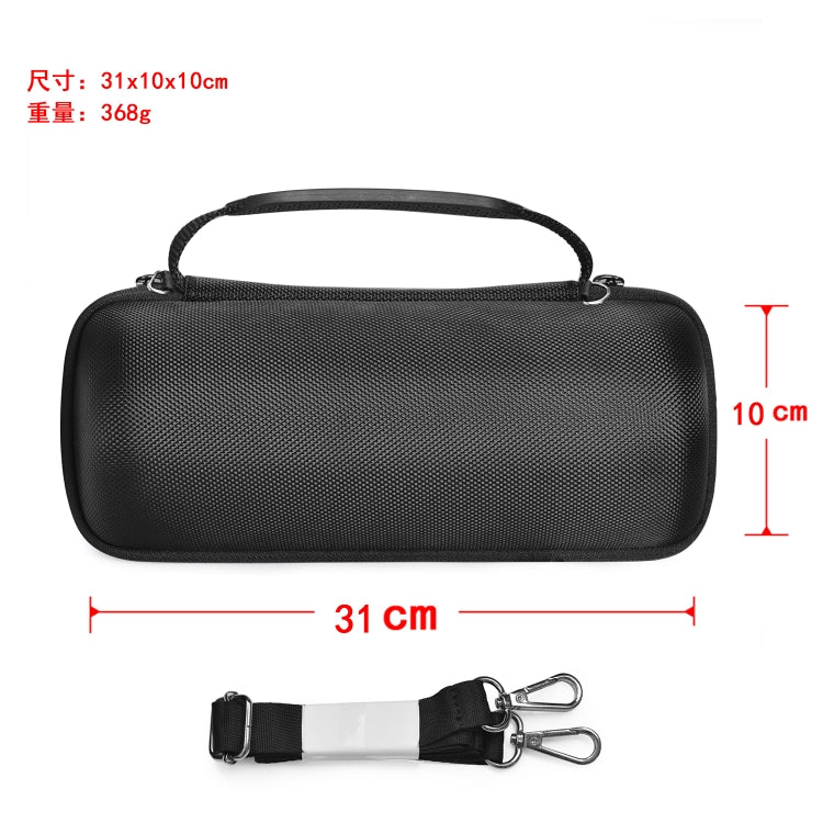 Für JBL Pulse 3/Charge 3/Charge 4/Pulse 4 Lautsprecher Reise-EVA-Tragetasche Schultertasche Schwarz