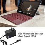 24W 15V 1,6A Netzadapter Ladegerät für Microsoft Surface Go / Pro 4 1736, US-Stecker