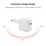 12W USB-Ladegerät + USB-auf-8-Pin-Datenkabel für iPad / iPhone / iPod Serie, EU Stecker