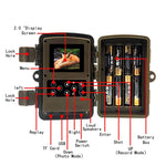 PR700 1080P Wildkamera mit Bewegungserkennung, Nachtsicht-Camcorder für Outdoor-Tracking-Scan-Auslösung, PR700