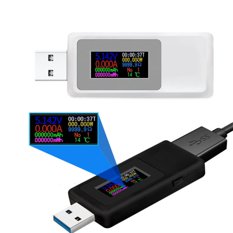 Keweisi KWS-MX19 USB Tester DC 4V-30V 0-5A Strom- und Spannungsdetektor, KWS-MX19
