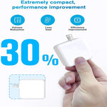 30W USB-C / Typ-C Laptop Tragbares Netzteil mit 1,8m USB-C / Typ-C auf USB-C / Typ-C Ladekabel, 30W UK Stecker, 30W AU Stecker, 30W US Stecker, 30W EU Stecker