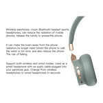 P3 Kabelloses 5.0 Super Bass HIFI Stereo Gaming Headset mit Mikrofon, unterstützt TF / FM / AUX