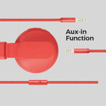 BOBo Kinder Geschenk Bluetooth 5.0 Bass Geräuschunterdrückendes Stereo Kabelloses Headset mit Mikrofon, Unterstützt TF-Karte / FM / AUX-in