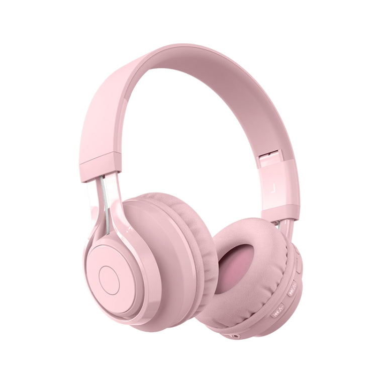 BT06C Niedliches kabelloses Bluetooth 5.0 Headset für Kinder mit Mikrofon LED-Licht Unterstützung Aux-in