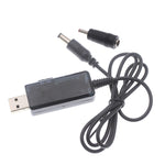 KWS-912V USB Boost-Wandler DC 5V zu 9V 12V Konverterkabel + 3,5x1,35mm Stecker-Set, 5V zu 9V / 12V