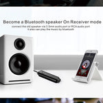 B12 Bluetooth Empfänger und Sender 3,5mm Klinken Audioadapter für TV Computer Auto Stereo