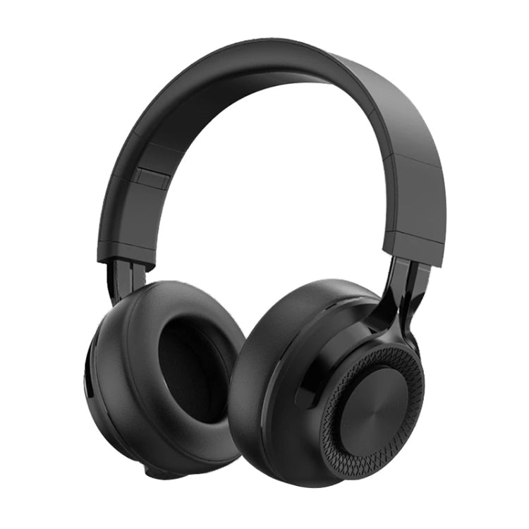 Fingertime P1 Kabelloses Bluetooth 5.0 Stereo Weiche Leder Ohrmuscheln Faltbares Headset mit eingebautem Mikrofon für PC / Handys