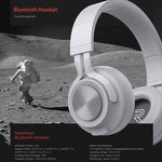 Fingertime P1 Kabelloses Bluetooth 5.0 Stereo Weiche Leder Ohrmuscheln Faltbares Headset mit eingebautem Mikrofon für PC / Handys