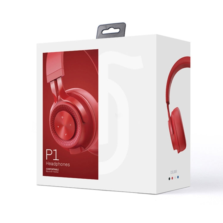Fingertime P1 Kabelloses Bluetooth 5.0 Stereo Weiche Leder Ohrmuscheln Faltbares Headset mit eingebautem Mikrofon für PC / Handys