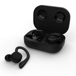 T20 TWS Bluetooth Ohrhaken Kabellose Sportkopfhörer mit Ladebox IPX6 Wasserdicht Geräuschunterdrückung Ohrhörer