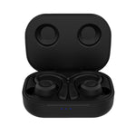 T20 TWS Bluetooth Ohrhaken Kabellose Sportkopfhörer mit Ladebox IPX6 Wasserdicht Geräuschunterdrückung Ohrhörer
