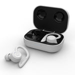 T20 TWS Bluetooth Ohrhaken Kabellose Sportkopfhörer mit Ladebox IPX6 Wasserdicht Geräuschunterdrückung Ohrhörer