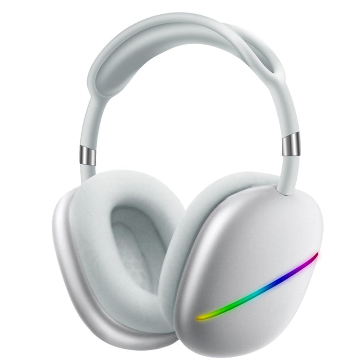 AKZ MAX10 Kopfbügel RGB Kabelloses Bluetooth Musik-Headset mit Mikrofon, unterstützt TF-Karte