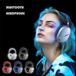 AKZ MAX10 Kopfbügel RGB Kabelloses Bluetooth Musik-Headset mit Mikrofon, unterstützt TF-Karte