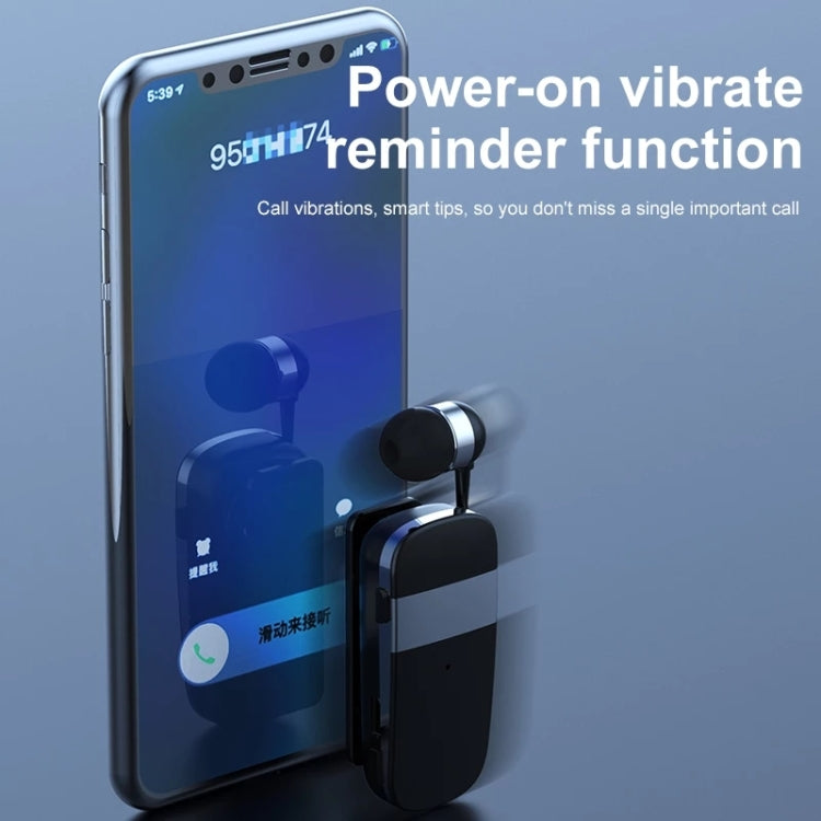 K53 Stereo Kabelloses Bluetooth Headset Anruf-Erinnerung Vibration Clip-on Treiber Auriculares Ohrhörer für Telefon