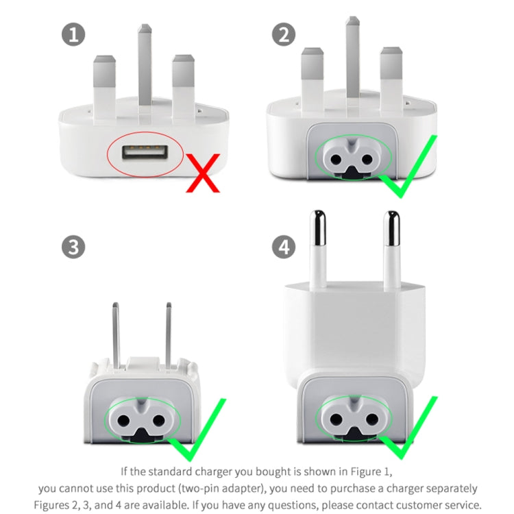 2 Stück XJ01 Netzadapter für iPad 10W 12W Ladegerät & MacBook Serienladegerät, EU-Stecker, EU-Stecker