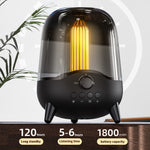 LP-20 LED Nachtlicht Kabelloser Bluetooth 5.0 Musiklautsprecher unterstützt TF-Karte / AUX