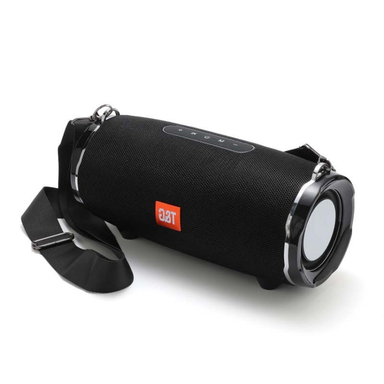 T&G TG187 Tragbarer, wasserdichter kabelloser Bluetooth-Bass-Surround-Lautsprecher mit Schultergurt, unterstützt FM / TF-Karte