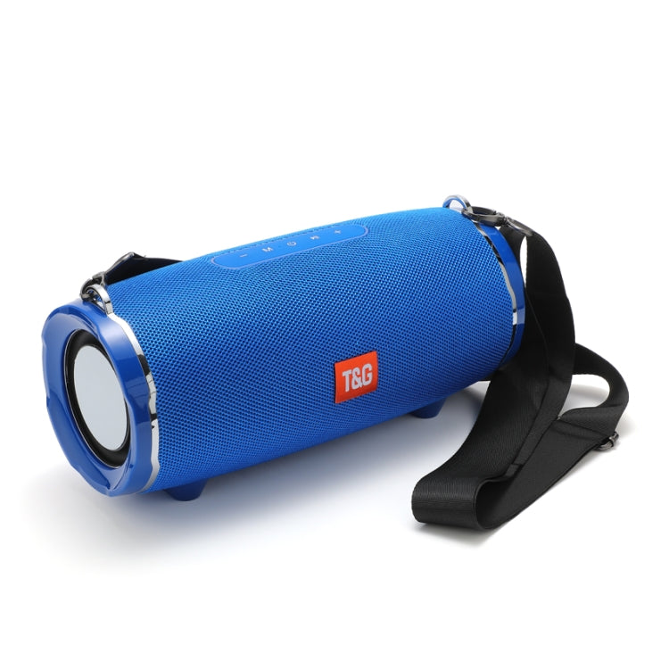 T&G TG187 Tragbarer, wasserdichter kabelloser Bluetooth-Bass-Surround-Lautsprecher mit Schultergurt, unterstützt FM / TF-Karte