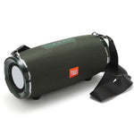 T&G TG187 Tragbarer, wasserdichter kabelloser Bluetooth-Bass-Surround-Lautsprecher mit Schultergurt, unterstützt FM / TF-Karte
