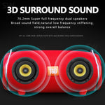T&G TG187 Tragbarer, wasserdichter kabelloser Bluetooth-Bass-Surround-Lautsprecher mit Schultergurt, unterstützt FM / TF-Karte