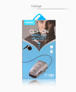 F980 CSR4.1 Einziehbares Kabel Anrufer Vibrationserinnerung Diebstahlschutz Bluetooth Headset, Schwarz, Weiß, Silber, Gold
