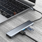 7-in-1 HDMI+SD/TF+USB2.0x2+USB3.0+PD zu Typ-C HUB Dockingstation, 7-in-1 Station