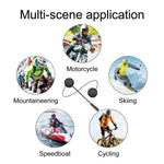 T4 Motorradhelm Bluetooth Headset BT 5.0 Stereo Automatisch Verbinden Unterstützt SIRI, T4