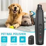 Elektrischer Hunde-Krallenschleifer, USB-aufladbar, schmerzfreier Krallenschneider für Haustiere