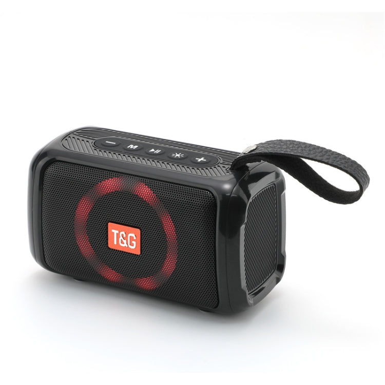 T&G TG193 Tragbarer Bluetooth-Lautsprecher LED-Licht Wasserdicht Outdoor Subwoofer unterstützt TF-Karte / UKW-Radio / AUX