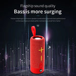 T&G TG619 Tragbarer kabelloser Bluetooth-Lautsprecher Wasserdicht Outdoor Bass Subwoofer Unterstützt AUX TF USB