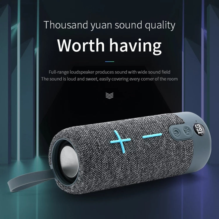 T&G TG619 Tragbarer kabelloser Bluetooth-Lautsprecher Wasserdicht Outdoor Bass Subwoofer Unterstützt AUX TF USB