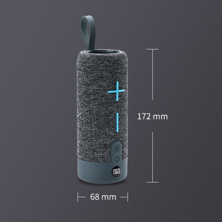 T&G TG619 Tragbarer kabelloser Bluetooth-Lautsprecher Wasserdicht Outdoor Bass Subwoofer Unterstützt AUX TF USB
