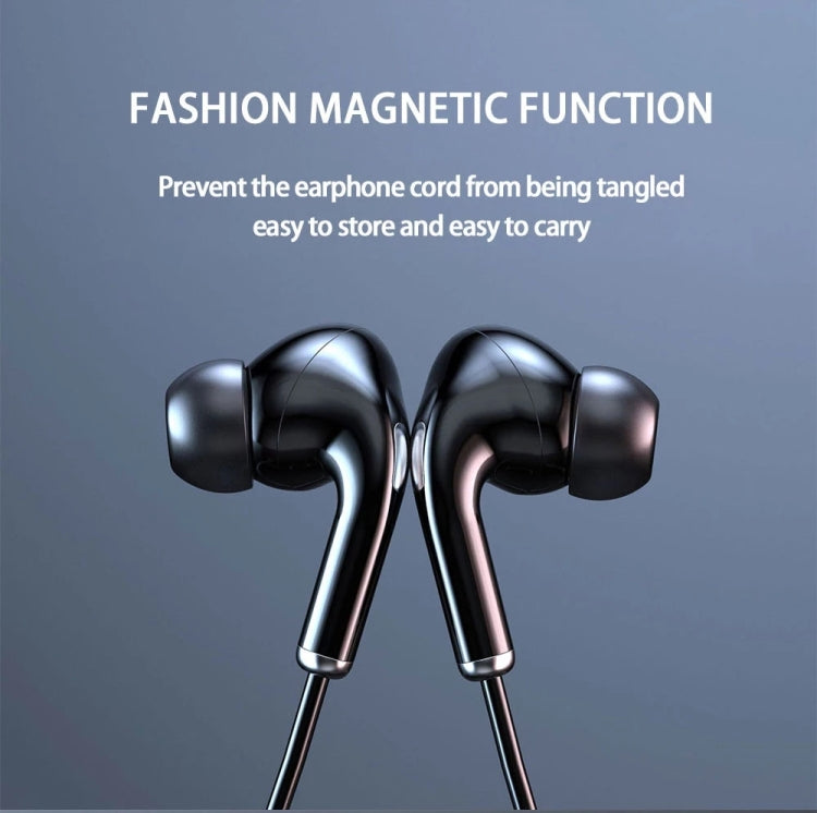 960 Nackenband Magnetisches Stereo-Kopfhörer mit LED-Anzeige Unterstützung TF-Karte