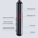 960 Nackenband Magnetisches Stereo-Kopfhörer mit LED-Anzeige Unterstützung TF-Karte
