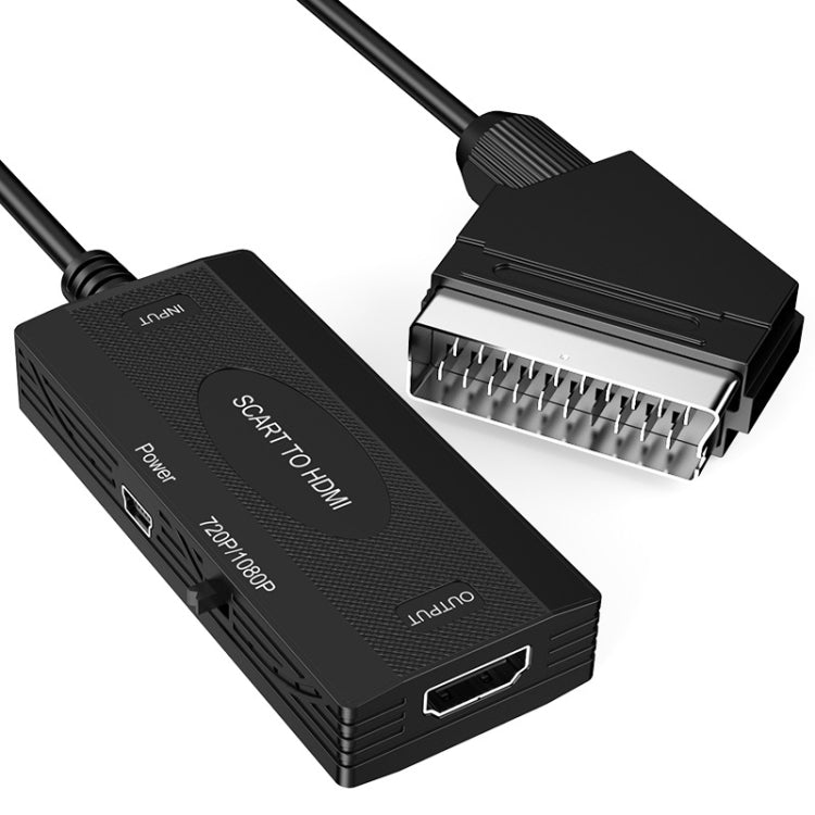 1080P SCART zu HDMI Audio-Video-Konverter Adapter, 1080P SCART zu HDMI