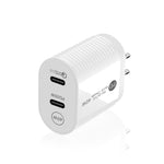 40W Dual Port PD / Type-C Schnellladegerät für iPhone / iPad Serie, US-Stecker