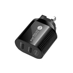 40W Dual Port PD / Typ-C Schnellladegerät für iPhone / iPad Serie, UK-Stecker