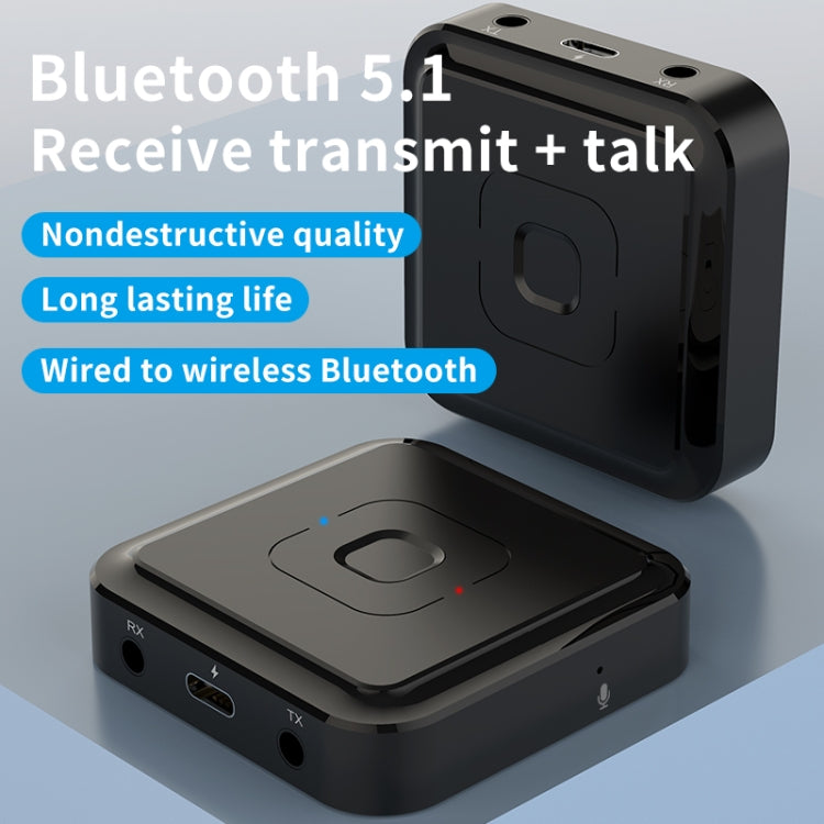 BT-22 5.1 Bluetooth Empfänger & Sender 2 in 1 Unterstützt Sprachgespräche, BT-22