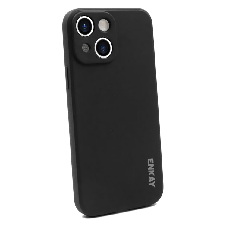 Hat-Prince ENKAY Liquid Silicone Shockproof Protective Case Cover for iPhone 13 mini, For iPhone 13 mini