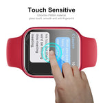 ENKAY Hat-Prince 3D Full Coverage Soft PC Edge + PMMA HD Displayschutzfolie für Apple Watch Series 9 / 8 / 7 45mm, 1 Stück, 2 Stück, 5 Stück, 10 Stück