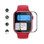 ENKAY Hat-Prince Hüllenfreundliche 3D-Vollbild-PET-gebogene, heißbiegebare HD-Folie für Apple Watch Series 9 / 8 / 7 45 mm, 1 Stück für Apple Watch Series 7 45 mm, 2 Stück für Apple Watch Series 7 45 mm, 5 Stück für Apple Watch Series 7 45 mm ...