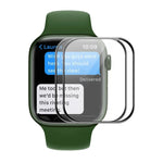 ENKAY Hat-Prince Hüllenfreundliche 3D-Vollbild-PET-gebogene, heißbiegebare HD-Folie für Apple Watch Series 9 / 8 / 7 45 mm, 1 Stück für Apple Watch Series 7 45 mm, 2 Stück für Apple Watch Series 7 45 mm, 5 Stück für Apple Watch Series 7 45 mm ...