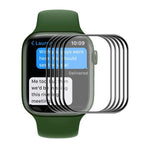 ENKAY Hat-Prince Hüllenfreundliche 3D-Vollbild-PET-gebogene, heißbiegebare HD-Folie für Apple Watch Series 9 / 8 / 7 45 mm, 1 Stück für Apple Watch Series 7 45 mm, 2 Stück für Apple Watch Series 7 45 mm, 5 Stück für Apple Watch Series 7 45 mm ...