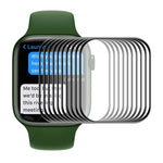 ENKAY Hat-Prince Hüllenfreundliche 3D-Vollbild-PET-gebogene, heißbiegebare HD-Folie für Apple Watch Series 9 / 8 / 7 45 mm, 1 Stück für Apple Watch Series 7 45 mm, 2 Stück für Apple Watch Series 7 45 mm, 5 Stück für Apple Watch Series 7 45 mm ...
