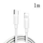 PD20W USB-C / Type-C zu 8-Pin PD Schnelllade-Sync-Datenkabel für iPhone 13 / 12 Serie, 1m, 1,5m, 2m