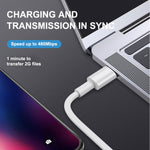 PD20W USB-C / Type-C zu 8-Pin PD Schnelllade-Sync-Datenkabel für iPhone 13 / 12 Serie, 1m, 1,5m, 2m