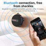 BT368 LED Digital Display Bluetooth Speaker Outdoor Portable IPX65 Waterproof Support Hands-free / TF Card